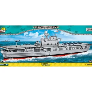 COBI 4815 USS Enterprise (CV-6) - Miniature Marvels: Airplane Models & Painted Dice* Airplane Model