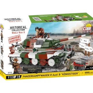 Cobi 3112 WWII Panzer VI Ausf. B "Konigstiger" (Limited Edition) - Miniature Marvels: Airplane Models & Painted Dice* Airplane Model