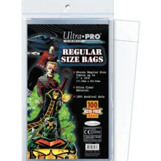 Shop Comic Bags: Regular Size 7-1/8in x 10-3/8in - Miniature Marvels: Airplane Models & Painted Dice Accessories