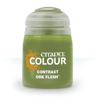 Online CONTRAST: ORK FLESH (18ML) - Miniature Marvels: Airplane Models & Painted Dice Paint