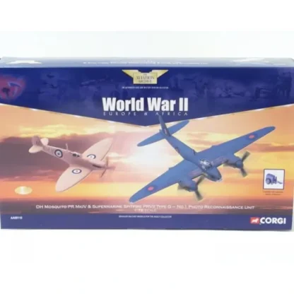 Corgi AA99110 1:72 Mosquito PR MkIV, Spitfire PRVII Reconnaissance Set (Minor Shelf Wear on Box) - Miniature Marvels: Airplane Models & Painted Dice* Airplane Model