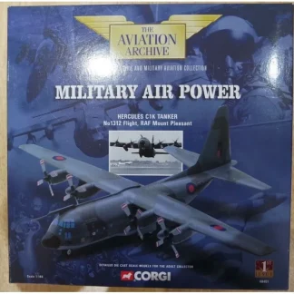 Corgi AA48401 1:144 RAF C-130 Hercules Tanker - Miniature Marvels: Airplane Models & Painted Dice* Airplane Model