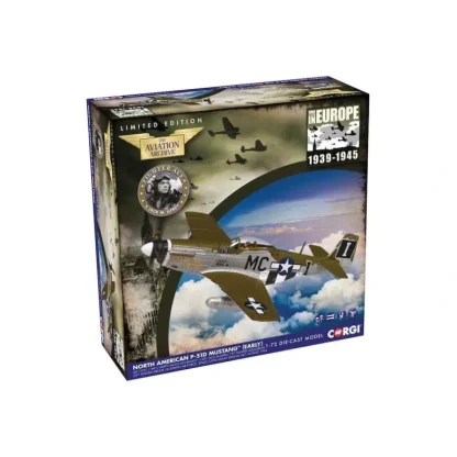 Corgi AA27706 North American P-51D Mustang "Happy Jack's Go Buggy" (Comes w/only one drop tank) - Miniature Marvels: Airplane Models & Painted Dice* Airplane Model