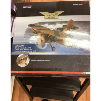 Corgi Gladiator AA36209 - Miniature Marvels: Airplane Models & Painted Dice* Airplane Model