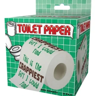 Best "Crappiest Gift I could Find" Toilet Paper Bathroom Gags, Pranks, Office Gift - Miniature Marvels: Airplane Models & Painted Dice Egpull