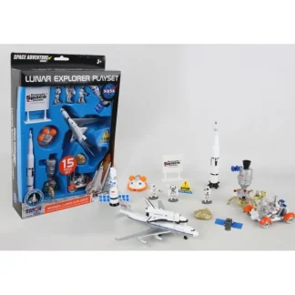 Daron Space Adventure LUNAR EXPLORER PLAYSET RT38145K - Miniature Marvels: Airplane Models & Painted Dice* Airplane Model