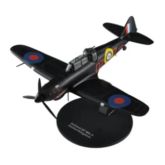 De Agostini #43 1:72 Boulton Paul Defiant NF - No. 151 Squadron, Royal Air Force, RAF Wittering, 1941 - Miniature Marvels: Airplane Models & Painted Dice* Airplane Model