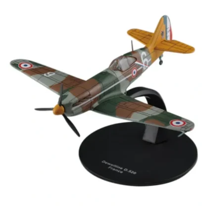 De Agostini #37 1:72 Dewoitine D.520 - 18-victory ace Pierre Le Gloan, GC III/6, Vichy French Air Force, Syria, 1941 - Miniature Marvels: Airplane Models & Painted Dice* Airplane Model