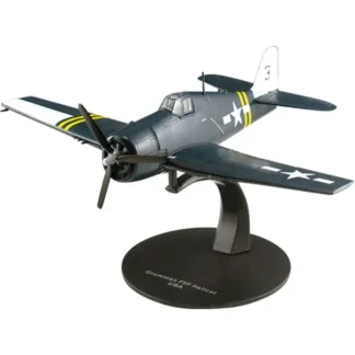 De Agostini #13 1:72 Grumman F6F-5 Hellcat US NAVY VF-24, USS Santee (CVE-29), 1945 - Miniature Marvels: Airplane Models & Painted Dice* Airplane Model