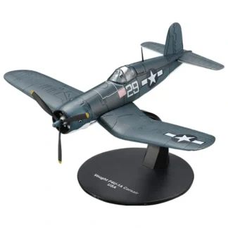 De Agostini #16 Vought F4U-1a Corsair - 16-victory ace Ira Kepford, VF-17 "Jolly Rogers," U.S. Navy, 1944 - Miniature Marvels: Airplane Models & Painted Dice* Airplane Model