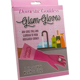 Store DOMESTIC GODDESS Luxury Diamond Glam Gloves - Household Washing Cleaning Kitchen - Miniature Marvels: Airplane Models & Painted Dice Egpull