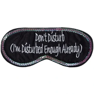 Clearance Don't Disturb Funny Sleep Mask - Hysterical Sleeping Eye Blindfold Soft EyeMask - Miniature Marvels: Airplane Models & Painted Dice Egpull