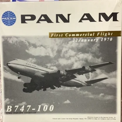 Dragon Models 55459 1:400 Pan Am Boeing 747-100 - Miniature Marvels: Airplane Models & Painted Dice* Airplane Model