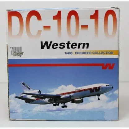 Dragon Models 55241 1:400 Western Airlines DC-10-10 - Miniature Marvels: Airplane Models & Painted Dice* Airplane Model