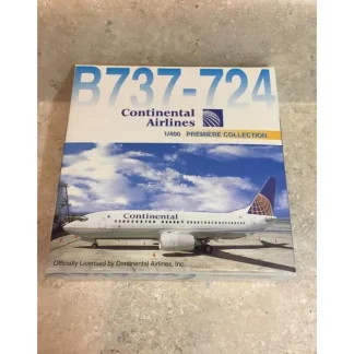 Dragon Wings 55234 1:400 Continental Airlines Boeing 737-724 - Miniature Marvels: Airplane Models & Painted Dice* Airplane Model