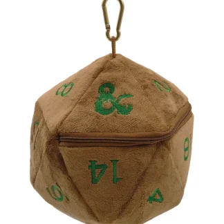 Hot Dungeons & Dragons: Copper and Green D20 Dice Bag - Miniature Marvels: Airplane Models & Painted Dice Accessories