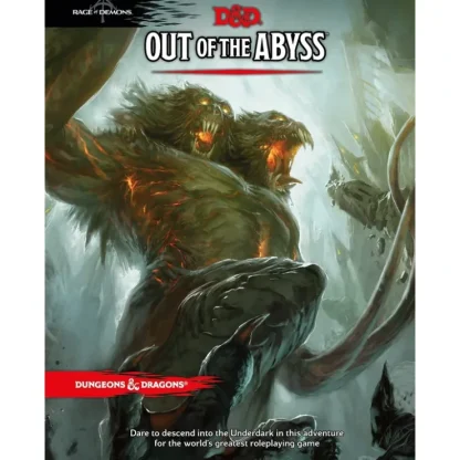 New Dungeons & Dragons RPG: Out of the Abyss WOC B24390000 - Miniature Marvels: Airplane Models & Painted Dice Role-playing Game
