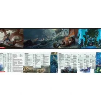 Flash Sale Dungeons & Dragons RPG: Of Ships and the Sea DM Screen GF9 73711 - Miniature Marvels: Airplane Models & Painted Dice Role-playing Game