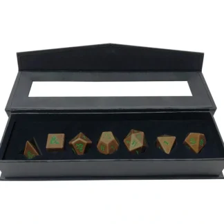 Cheap Dungeons & Dragons RPG: Heavy Metal Copper and Green RPG Dice Set - Miniature Marvels: Airplane Models & Painted Dice Accessories