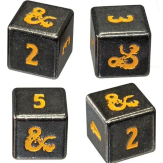 Clearance Dungeons & Dragons RPG: Heavy Metal Realmspace D6 Dice Set - Miniature Marvels: Airplane Models & Painted Dice Accessories
