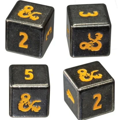 Clearance Dungeons & Dragons RPG: Heavy Metal Realmspace D6 Dice Set - Miniature Marvels: Airplane Models & Painted Dice Accessories