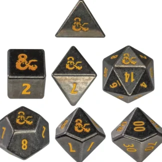 Fashion Dungeons & Dragons RPG: Heavy Metal Realmspace RPG Dice Set - Miniature Marvels: Airplane Models & Painted Dice Accessories