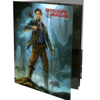Clearance Dungeons & Dragons RPG: Honor Among Thieves: Character Folio with Stickers Featuring: Chris Pine - Miniature Marvels: Airplane Models & Painted Dice Accessories