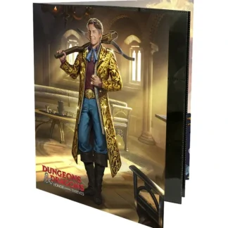 Outlet Dungeons & Dragons RPG: Honor Among Thieves: Character Folio with Stickers Featuring: Hugh Grant - Miniature Marvels: Airplane Models & Painted Dice Accessories
