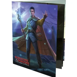 Online Dungeons & Dragons RPG: Honor Among Thieves: Character Folio with Stickers Featuring: Justice Smith - Miniature Marvels: Airplane Models & Painted Dice Accessories