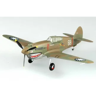 Easy Models 37209 1:72 Curtiss P-40B Warhawk Flying Tigers 3rd Sqn, White 68, China - Miniature Marvels: Airplane Models & Painted Dice* Airplane Model