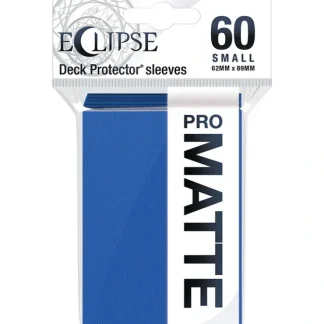 Fashion Eclipse Matte Small Sleeves: Pacific Blue (60) - Miniature Marvels: Airplane Models & Painted Dice Accessories