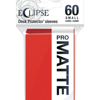 Best Eclipse Matte Small Sleeves: Apple Red (60) - Miniature Marvels: Airplane Models & Painted Dice Accessories