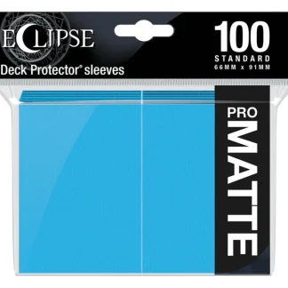 Best Eclipse Matte Standard Sleeves: Sky Blue (100) - Miniature Marvels: Airplane Models & Painted Dice Accessories
