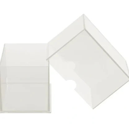Flash Sale Eclipse 2-Piece Deck Box: Arctic White - Miniature Marvels: Airplane Models & Painted Dice Accessories