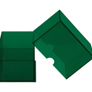 Fashion Eclipse 2-Piece Deck Box: Forest Green - Miniature Marvels: Airplane Models & Painted Dice Accessories