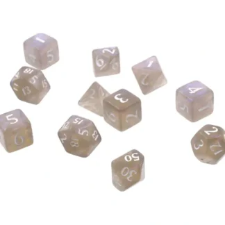 Cheap Eclipse: Poly 11 Dice Set- Smoke Grey - Miniature Marvels: Airplane Models & Painted Dice Accessories