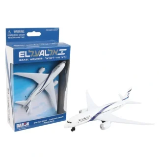 El Al Single Plane - Miniature Marvels: Airplane Models & Painted Dice* Airplane Model