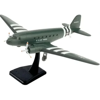 EZ Build Model Kit C-47 - Miniature Marvels: Airplane Models & Painted Dice* Airplane Model