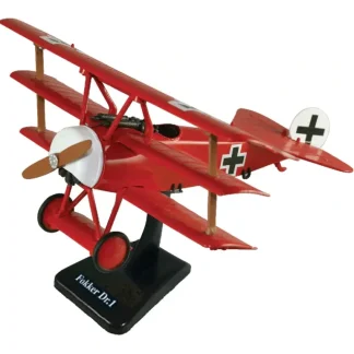 EZ Build Model Kit Fokker Dr.1 Red Baron INWWRB - Miniature Marvels: Airplane Models & Painted Dice* Airplane Model