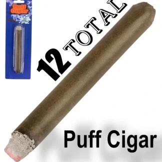 Fashion 12 FAKE PUFF CIGAR Smoke Powder Ash Magic Trick Joke Gag Lit Prop Prank Smoking - Miniature Marvels: Airplane Models & Painted Dice Egpull