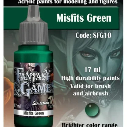 Online Fantasy & Games: Misfits Green S75 SFG-10 - Miniature Marvels: Airplane Models & Painted Dice Paint