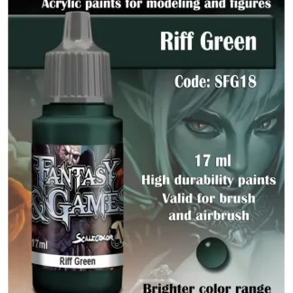 Clearance Fantasy & Games: Riff Green S75 SFG-18 - Miniature Marvels: Airplane Models & Painted Dice Paint
