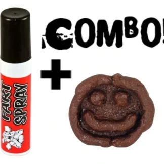 Clearance 1 Fart Spray + 1 Smiley Face Crap Poop Turd ~ COMBO SET ~ - Miniature Marvels: Airplane Models & Painted Dice Egpull