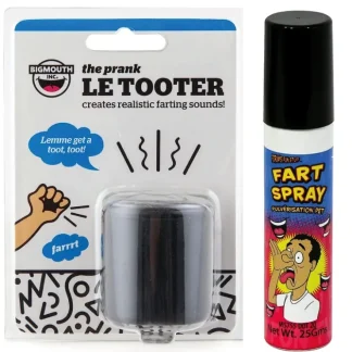 Store Fart Spray + Le Tooter Combo Create Realistic Fart Smell Sounds Pooter Machine - Miniature Marvels: Airplane Models & Painted Dice Egpull