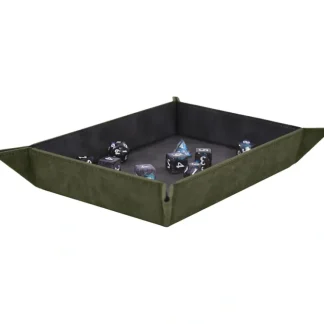 Shop Foldable Dice Rolling Tray - Emerald - Miniature Marvels: Airplane Models & Painted Dice Accessories