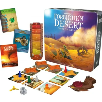 Best Sale Forbidden Desert: Thirst for Survival GWI 415 - Miniature Marvels: Airplane Models & Painted Dice Board Game