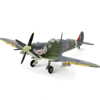 Forces of Valor FOV-812005A 1:72 Supermarine Spitfire Mk.IX "Tolly Hello" Gustav E. Lundquist USAAF Test Pilot - Miniature Marvels: Airplane Models & Painted Dice* Airplane Model