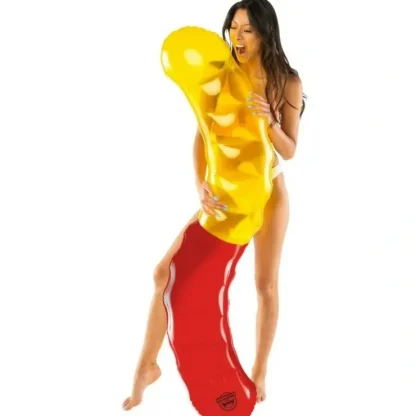 Outlet 5 FT GIANT GUMMY WORM Inflatable Noodle Swimming Pool Float Raft Toy - BigMouth - Miniature Marvels: Airplane Models & Painted Dice Egpull