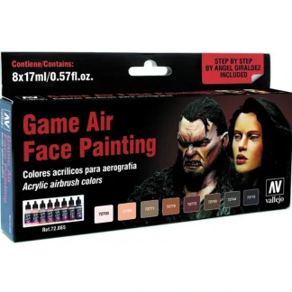 Sale Game Air Set: Face Painting (by Angel Giraldez) (8) (Old Formula) - Miniature Marvels: Airplane Models & Painted Dice Accessories