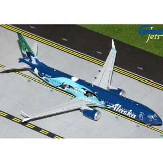 Gemini Jets G2ASA1089 1:200 Alaska Boeing 737 MAX 9 - Miniature Marvels: Airplane Models & Painted Dice* Airplane Model